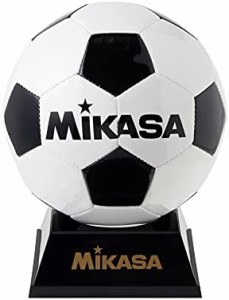 ミカサ(MIKASA) サッカー 記念品用 マスコットボール (飾れるボール架台付き) ホワイト/ブラック PKC2-W/BK