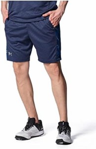 [アンダーアーマー] 野球ショートパンツ UAメッシュショーツ メンズ Midnight Navy Silver XLサイズ