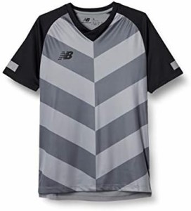 [ニューバランス] 半袖Tシャツ(サッカー/フットボール) CHEVRON 2 ゲームショートスリーブシャツ ガンメタル(GNM) Lサイズ