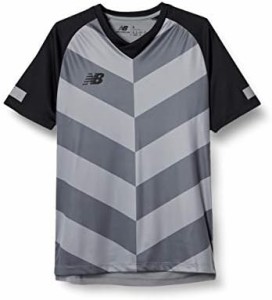 [ニューバランス] 半袖Tシャツ(サッカー/フットボール) CHEVRON 2 ゲームショートスリーブシャツ ガンメタル(GNM) Mサイズ