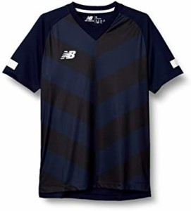 [ニューバランス] 半袖Tシャツ(サッカー/フットボール) CHEVRON 2 ゲームショートスリーブシャツ ネイビー(NV) Sサイズ