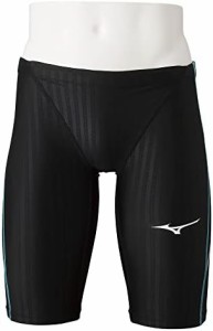 MIZUNO(ミズノ) レース用競泳水着 メンズ ストリームエース ハーフスパッツ N2MB0020 FINA(国際水泳連盟)承認済み グリーン サイズ:M