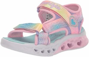 SKECHERS S LIGHTS-FLUTTER HEARTS SANDAL TWILIGHT DASH【光る靴】キッズサンダル 303105L ライトピンク 19.0cm