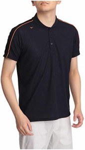 [ミズノ] ゴルフウェア 半袖シャツ 衿付 ドライエアロフロー 汗処理素材  盛夏対策 52MA1011 メンズ ディープネイビー Mサイズ