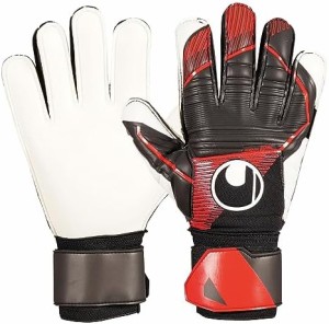 uhlsport (ウールシュポルト) 試合/練習用 サッカー GK キーパーグローブ パワーライン ソフト プロ 1011311 01 6号 ブラック レッド ホ