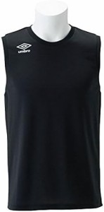 umbroアンブロ ワンポイントN/Sシャツ Mサイズ UCS7455 (BKWH)ブラック/ホワイト