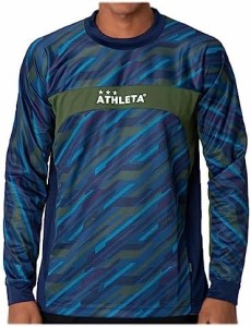 ATHLETA アスレタ グラフィックプラシャツ Lサイズ NVY