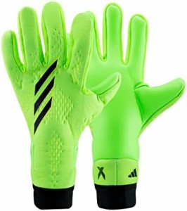 adidas(アディダス) エックス GKグローブ LGE サッカー 競技手袋 キーパー手袋 22AW (WR737-HC0608) ソーラーグリーン 11号