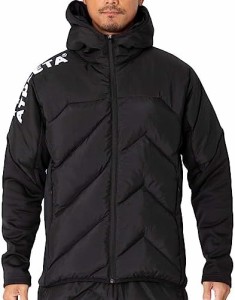 [アスレタ] 中綿ウォームジャケット 04153 70BLK ブラック フットサル トレーニングジャケット Oサイズ 70BLK