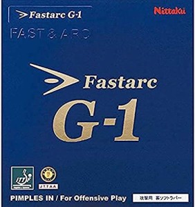 ニッタク(Nittaku) 卓球 ラバー ファスタークG-1 裏ソフト テンション ブラック 厚 NR8702