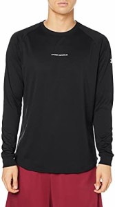 [アンダーアーマー] バスケットボールT-シャツ UAロングショット ロングスリーブ Tシャツ 1.5 メンズ Black MDサイズ