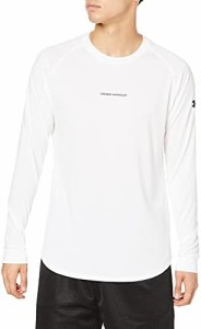 [アンダーアーマー] バスケットボールT-シャツ UAロングショット ロングスリーブ Tシャツ 1.5 メンズ White LGサイズ