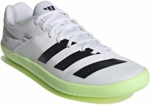 [adidas] メンズ スロースター THROWSTAR ID7229 ホワイト/コアブラック/グリーン 25.5cm 陸上 スパイク