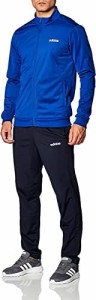 [アディダス] メンズスポーツウェア BASICS TRACK SUIT 上下セットネイビー EI5581 (Mサイズ)