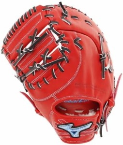 ミズノ（MIZUNO） ソフトボール用グラブ グローバルエリート インフィニティ プレミアムモデル 1AJCS25300 70H 左投げ （レッド/ＦＦ/Men