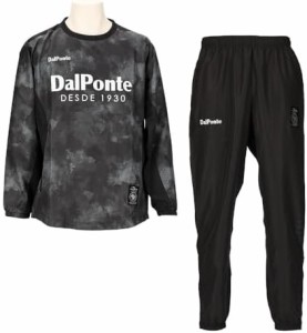 DalPonte(ダウポンチ) ユニセックス 秋冬 FW サッカー フットサル 昇華ピステ上下セット BLACKxGRAY Lサイズ DPZ0394