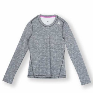 adidasアディダス Techfit（テックフィット）長袖Tシャツ Sサイズ DCL06 (S88457）ダークグレー/ダークグレー