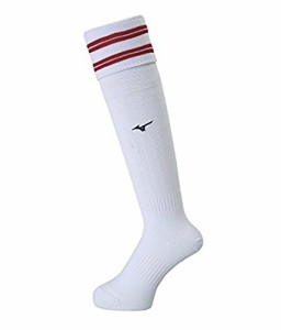 (ミズノ)MIZUNO(ミズノ) サッカーストッキング18-21cm P2MX8054 76 ホワイト×チャイニーズレッド