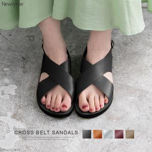 Randa クロス ベルト フラット サンダルの通販 Au Pay マーケット