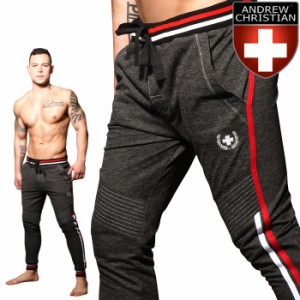 Andrew Christian アンドリュークリスチャン メンズ ジョギング スウェットパンツ ルームウェア ジムウェア Laurel Training Pants 男性