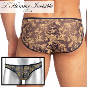 ブリーフ メンズビキニ ロームアンヴィジーブル LHomme Invisible OPPULENCE ASSUM?E レース メッシュ ビキニブリーフ(my44-opp-048)