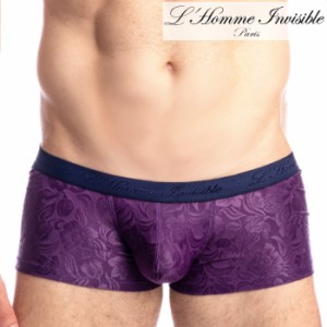 ボクサーパンツ メンズ ブランド ローライズ LHomme Invisible ロームアンヴィジーブル Heliotrope ボクサー 男性下着 (my39-lio-j12)