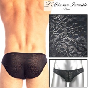 ブリーフ メンズビキニ ロームアンヴィジーブル LHomme Invisible Imperial レース メッシュ ビキニブリーフ 男性下着(my44-imp-001)