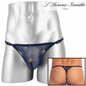 男性用Tバック Gストリング G-String メンズTバック ロームアンヴィジーブル LHomme Invisible Charlemagne Navy Ｔバック (my83-clm-049