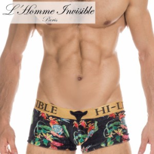 ボクサーパンツ メンズ ブランド ローライズ L Homme Invisible ロームアンヴィジーブル Tosca Red Push Up ボクサー (uw05-vel-521)