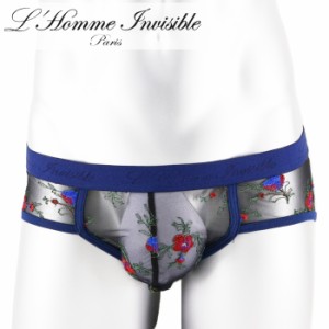 ブリーフ メンズビキニ ロームアンヴィジーブル LHomme Invisible Lanuitfleurie Black Bikini Briefs ビキニブリーフ(uw06-lnf-001)