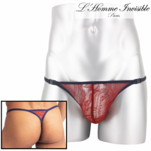 男性用Tバック Gストリング G-String メンズTバック ロームアンヴィジーブル LHomme Invisible Red Dahlia - Striptease Ｔバック (uw21x