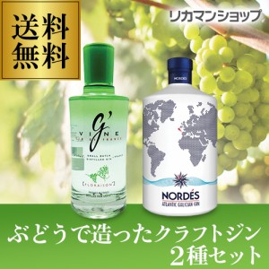 送料無料 ぶどうで造ったクラフトジン2種セット GIN ノルデス ジーヴァイン gin 葡萄 ブドウ クラフトジン