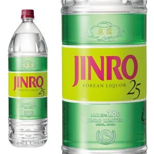 JINRO 眞露（ジンロ） 25° 1.8Lペット [25度][1800ml][甲類焼酎][長S]