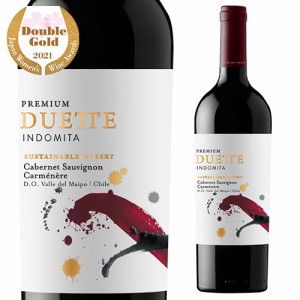 インドミタ　デュエット・プレミアムカベルネ＆カルメネールDuette Indomita Premium Cabernet Sauvignon＆Carmenere 長S