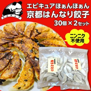 送料無料 エピキュアほぁんほぁん 京都はんなり餃子 30個×2セット 計60個 餃子 京都 kyotopi (産直)