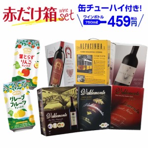 送料無料 箱ワイン 6種類の赤箱ワインセット138弾 (6箱入) 赤ワイン 赤 箱ワイン BOX BIB 長S