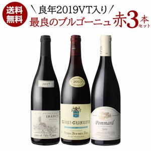 1本あたり6,600 円(税込) 送料無料  良年2019VT入 最良ブルゴーニュ 赤ワイン 3本セット フランス ピノ 浜運