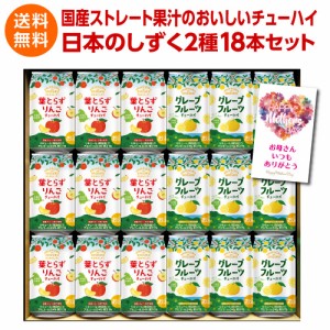 1本あたり100円送料無料 母の日カード付の訳あり 在庫処分 アウトレット 日本のしずく2種 計18本セット チューハイ 時間指定不可 RSL