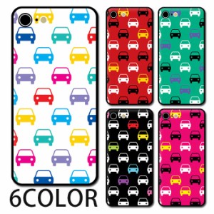 スマホケース ラウンド ガラス 車 カー くるま 乗り物 かわいい iphone14 iphone13 iphone12 pro iphone11 iphone8 iPhoneケース TPU ガ