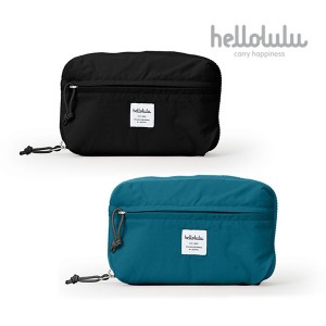 ハロルル hellolulu DOLCE ドルチェ ポーチ 小型バッグ マルチバッグ ミニバッグ マルチポーチ Black MarineBlue ブラック 黒 ブルー 水