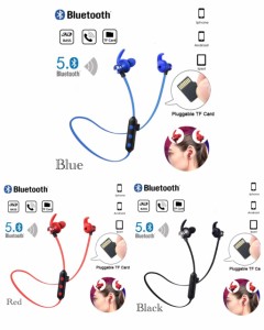 3 Bluetooth イヤホン 両耳 ワイヤレス マイク TF無線 マグネット音楽　ゲーム 電話 ハンズフリー通話 両耳 USB 充電 パソコン　イヤホン