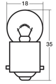 ポスト投函便 スタンレー  【4907894110357】 NO.23 BP4123W 12V8W