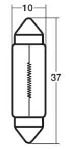 ポスト投函便 スタンレー  【4907894117554】 NO.73 ブリスターパック 12V10W