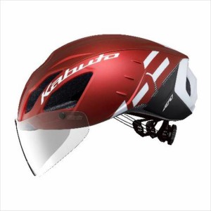  OGK Kabuto  【4966094613235】 AEROR2-G1 AERO-R2 G-1マットレッド S/M(55-58cm)自転車 ヘルメット JCF公認 オージーケーカブト