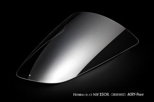  アクリポイント  【4580423290067】 HONDA　12-19 NSF250Rクリアスクリーン レース用