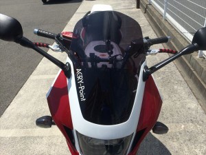  アクリポイント  【4580423291040】 HONDA 05-09 CB1300スーパーボルドール スモークスクリーン