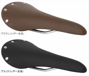  ホダカ  【4977323096293】 470-00142 クラシカルサドル　自転車　サドル　ブラウン　茶色　レザー　革　BANANA WORKS　軽量