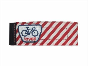 ポスト投函便 lovell  【4938402821137】 lovell すそバンドV2　ボーダー RED　自転車　サイクリング　巻き込み　汚れ　防止　ズボン　パ