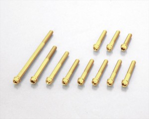  【4990852084760】 060-1123300 ビビッドボルトSET 24K金メッキ KITACO(キタコ) 