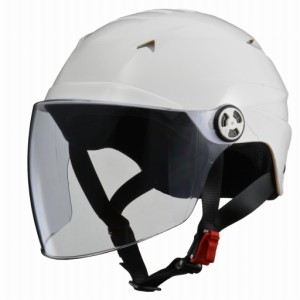 【LEAD(リード工業)】 【4952652009770】SERIO ハーフヘルメット RE-40 ホワイト フリーサイズ  